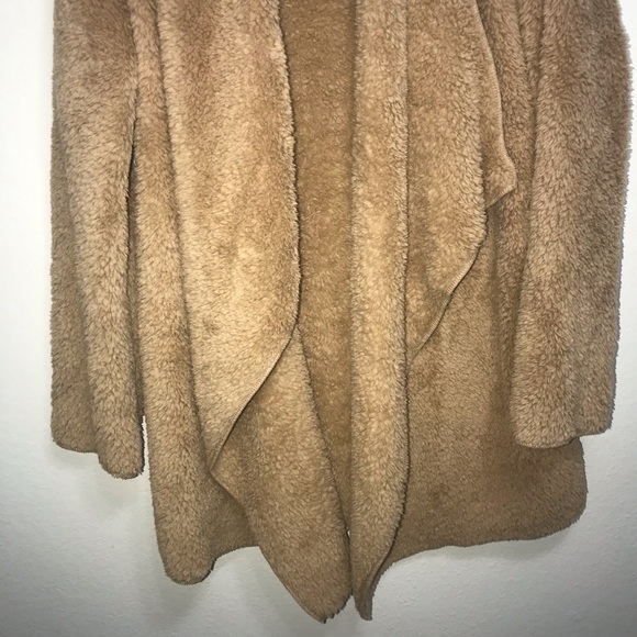 NWT🎈LAST 1! Nordstrom brand Soft Teddy Wrap Coat - Picture 4 of 5